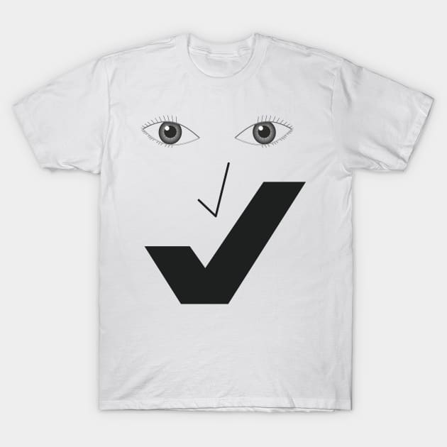 Fine smile - Fine face C04. T-Shirt by ezunique